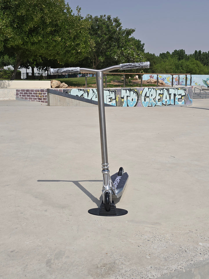 Custom Park Scooter — Pandemonium V2 / Titanium — 2.5 kg