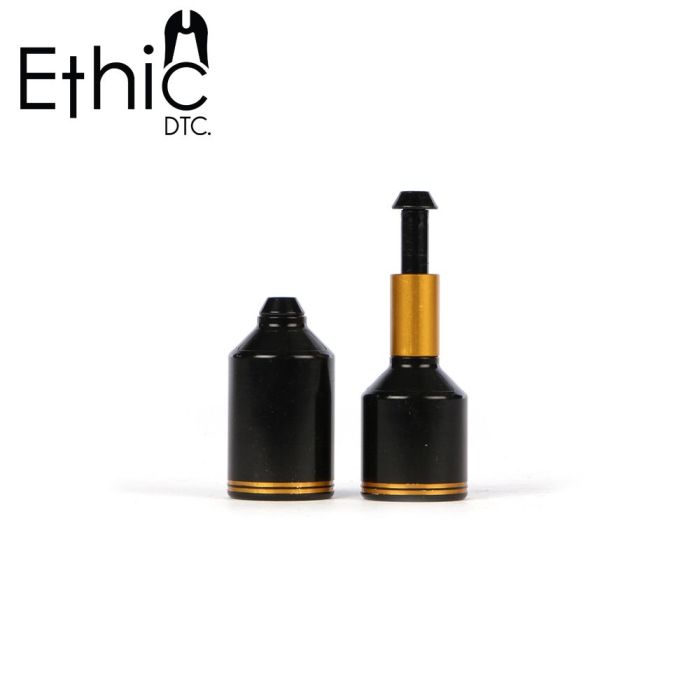 Pegs Alu - Black/Orange 8mm